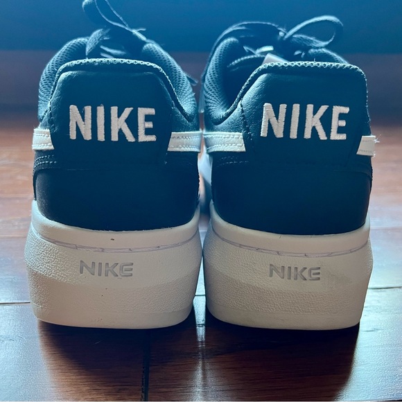 Nike Black and White Court Vision Alta LTE Sneakers (Women) - Picture 6 of 8